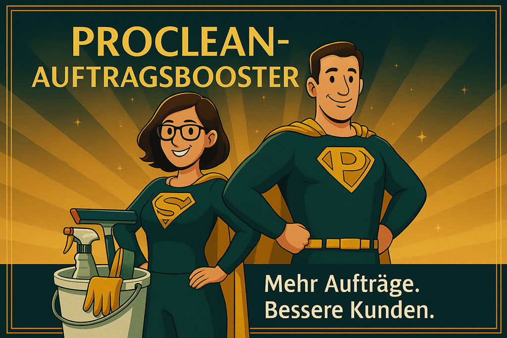 Der ProClean Auftragsbooster – Reinigungskräfte als Superhelden für mehr Aufträge