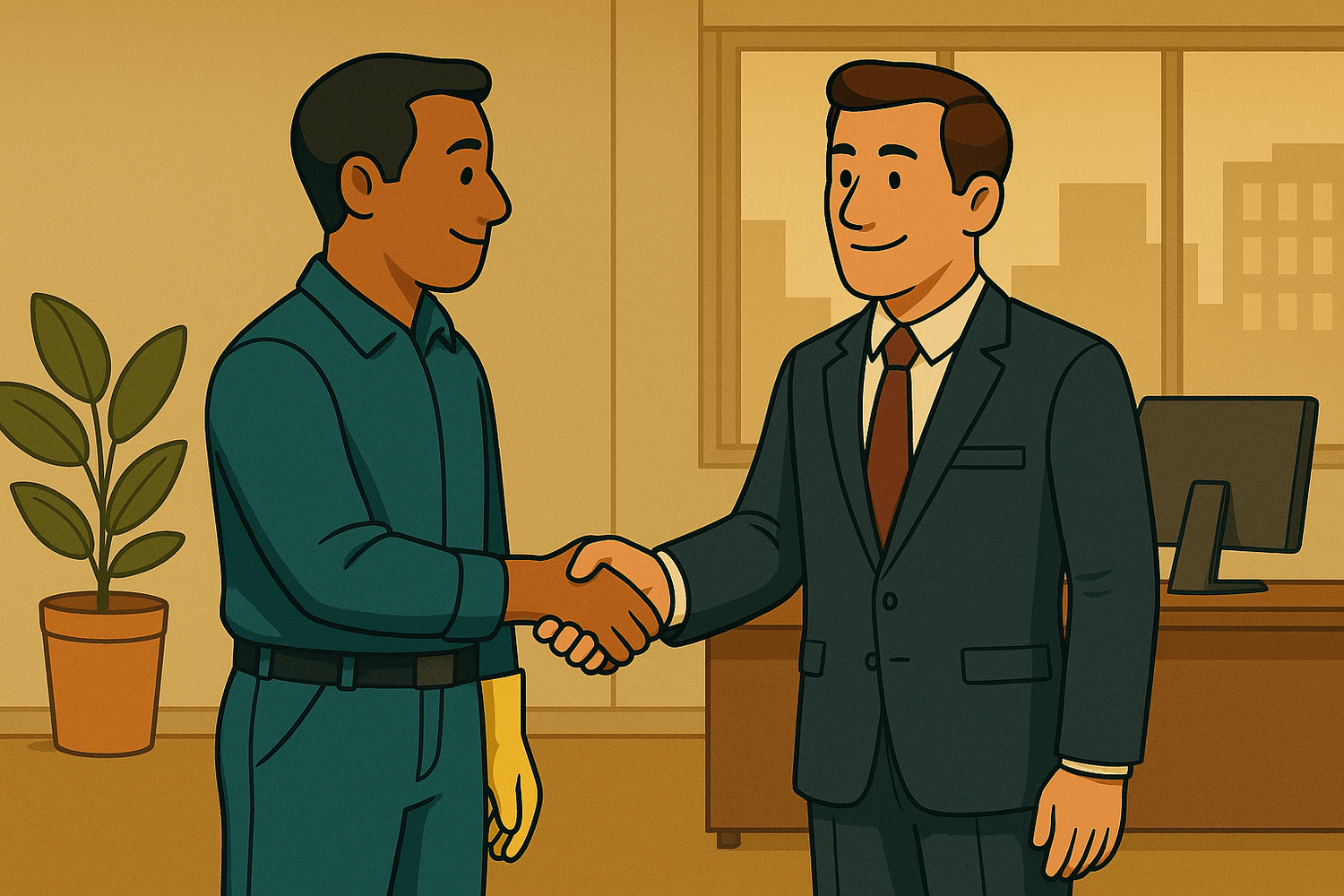 Neue Kunden für Reinigungsunternehmen durch persönlichen Kontakt