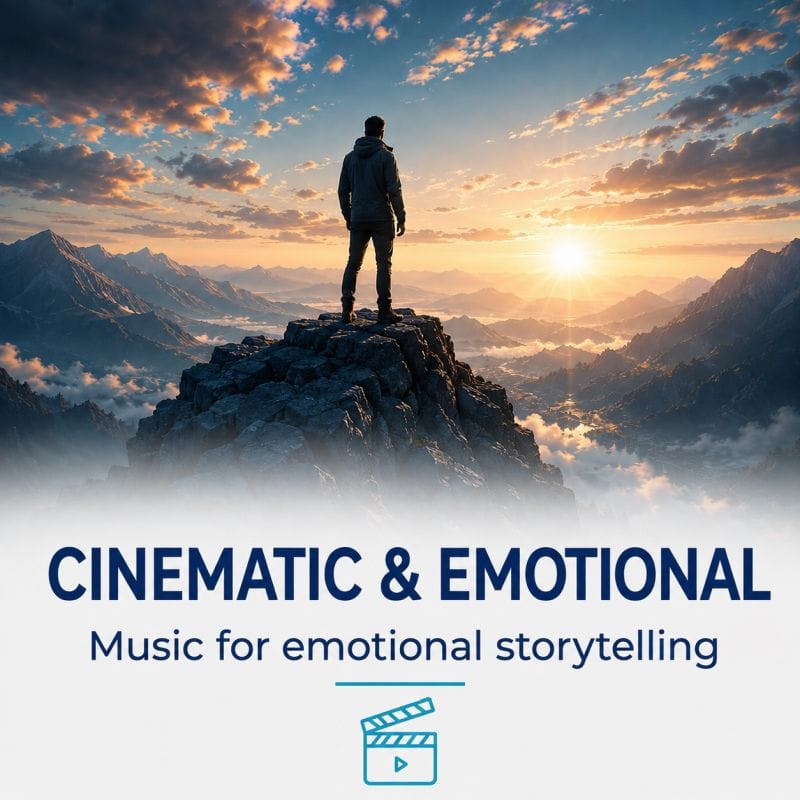 Cinematic and emotional music for film and media