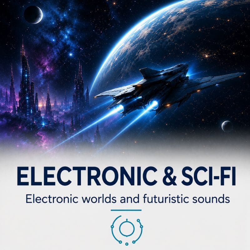 Electronic and sci-fi music for film and media