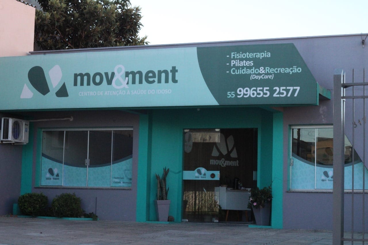 Fachada da Clínica Mov&Ment em Caçapava do Sul