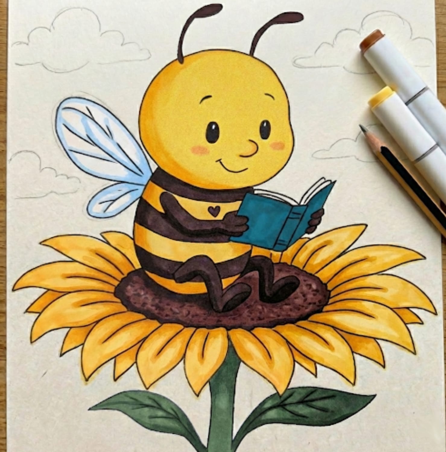 BayBee the bee illustration teaching perspective taking for social emotional learning