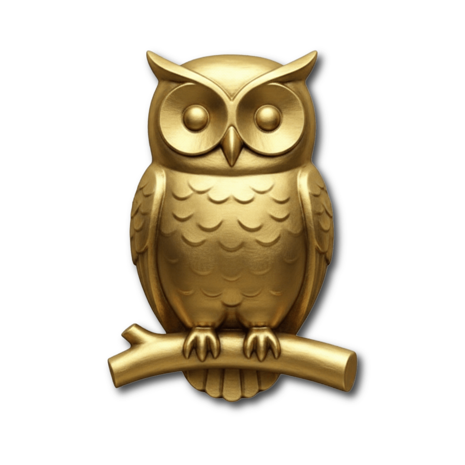 Gold owl icon representing the emotion confusion, part of the Little Golden Grove social-emotional learning chart