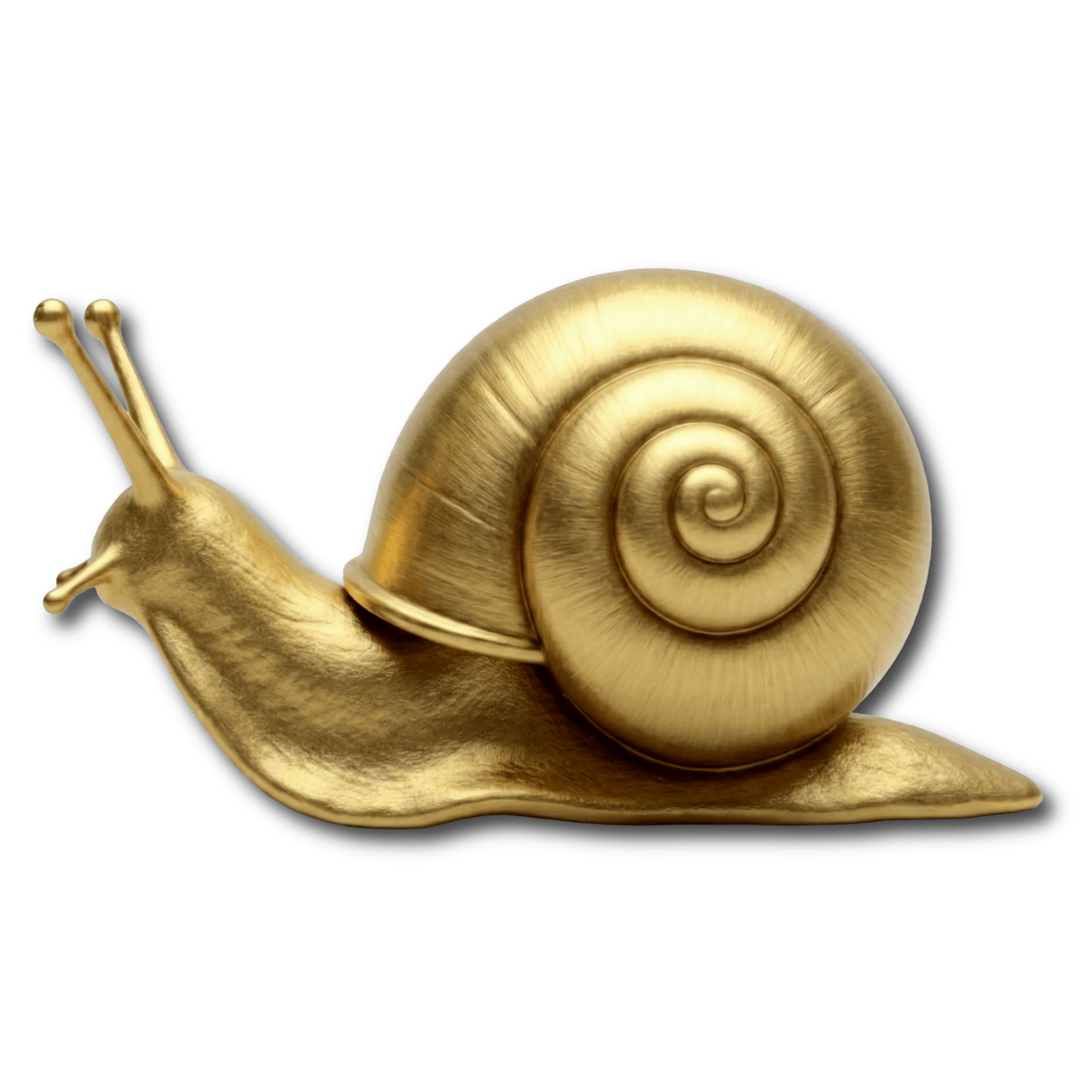 Gold snail icon representing the emotion shyness, part of the Little Golden Grove social-emotional learning chart