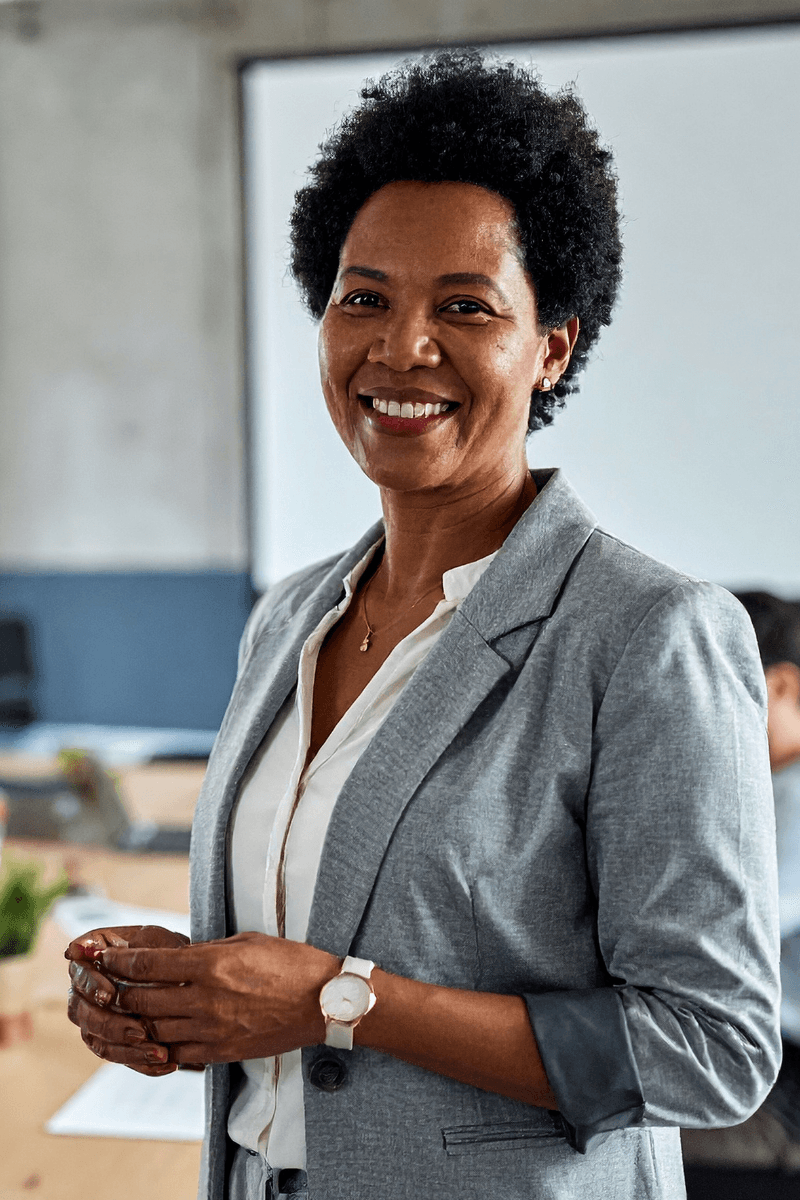 Image d'une candidate manager en recherche d'emploi