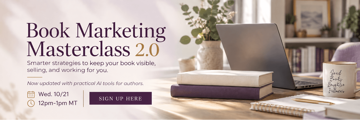 Book marketing masterclass October 21