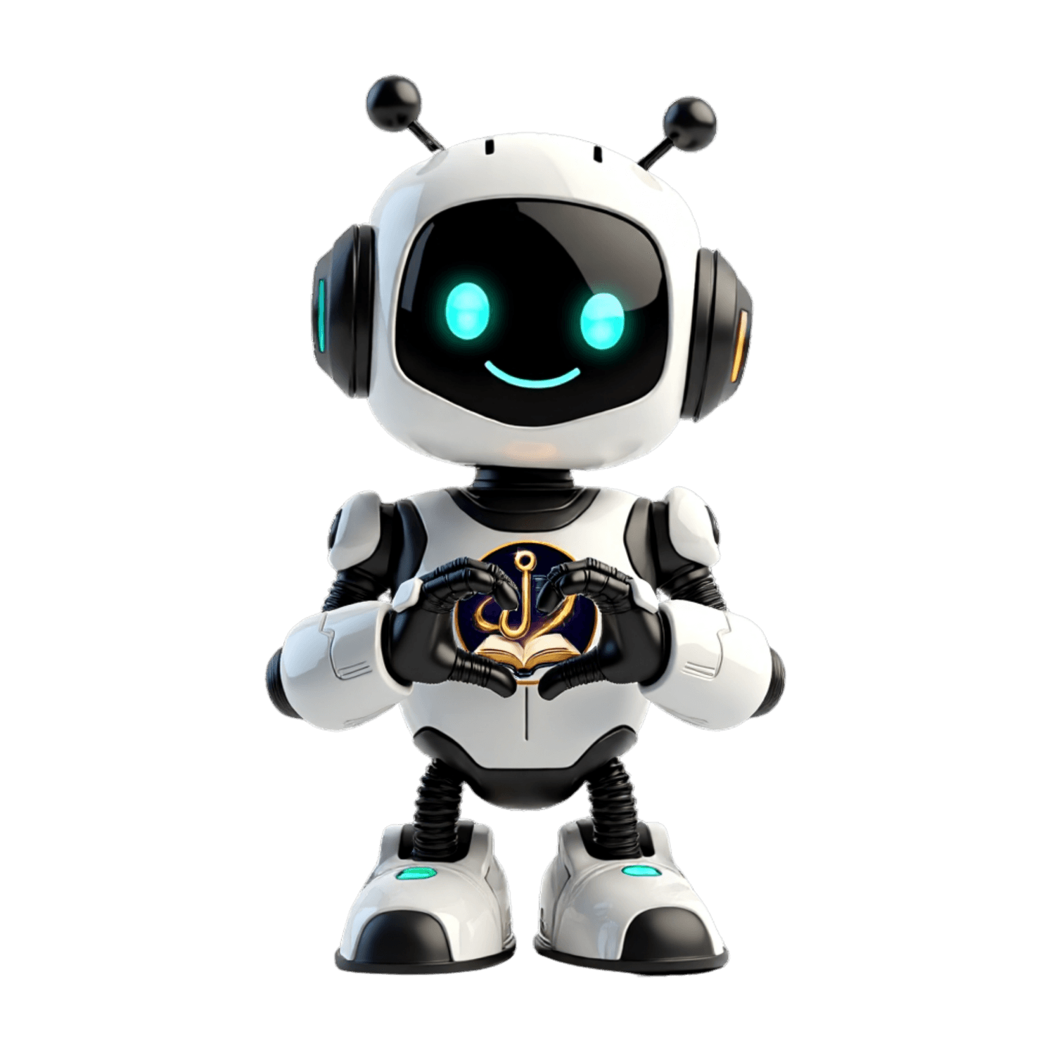 Series Hook Generator robot making a heart shape with its hands