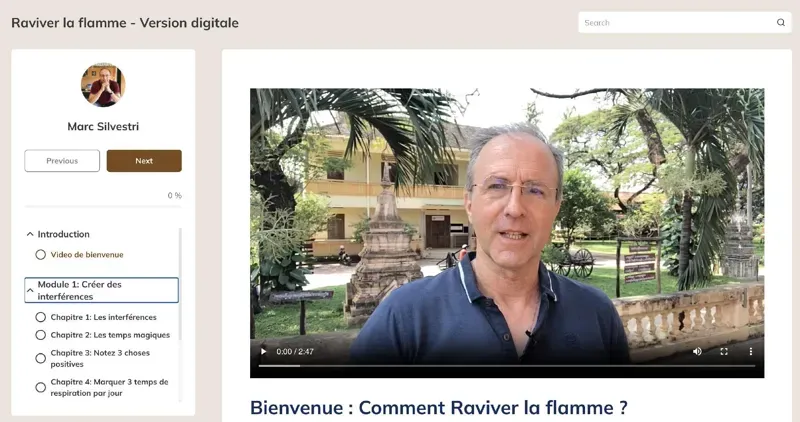 Raviver la flamme intérieure