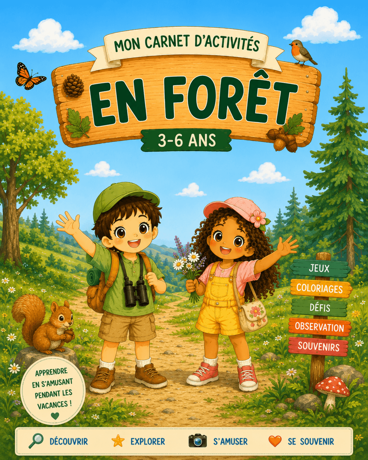 Carnet d'activités En forêt