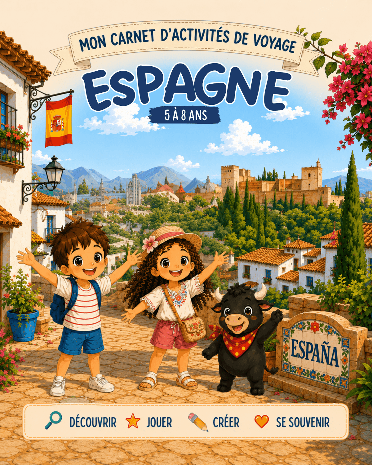 Carnet d'activités Espagne 5 à 8 ans