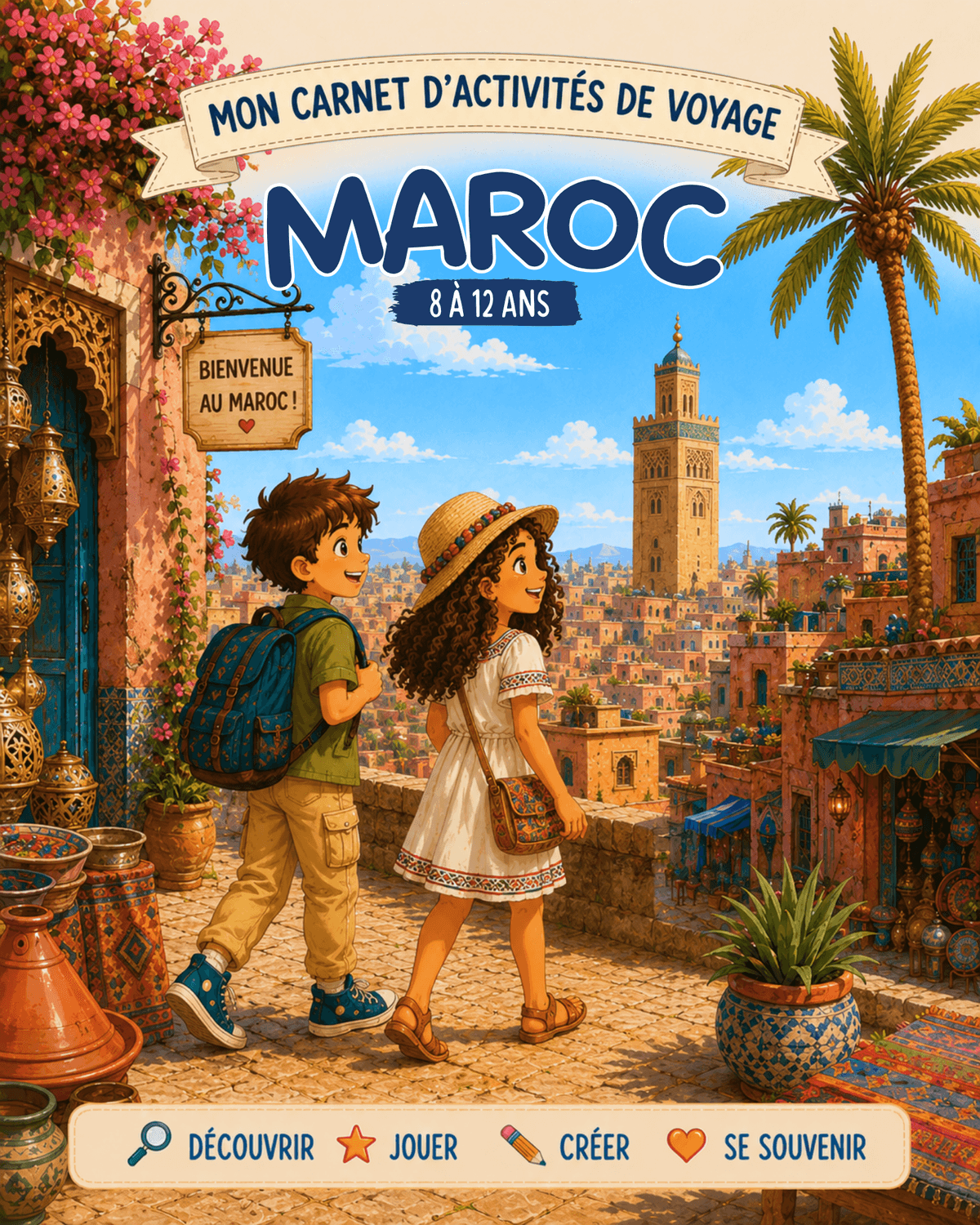 Carnet d'activités Maroc 8 à 12 ans