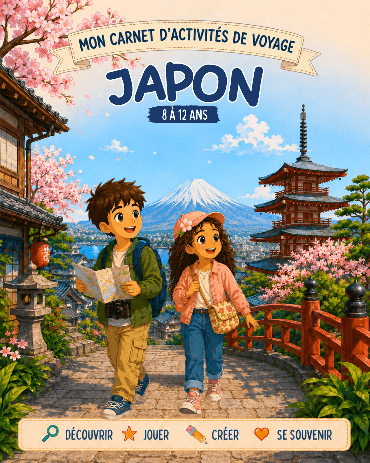 Carnet d'activités Japon 8 à 12 ans