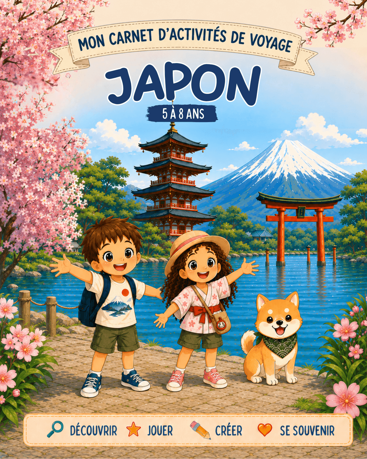 Carnet d'activités Japon 5 à 8 ans