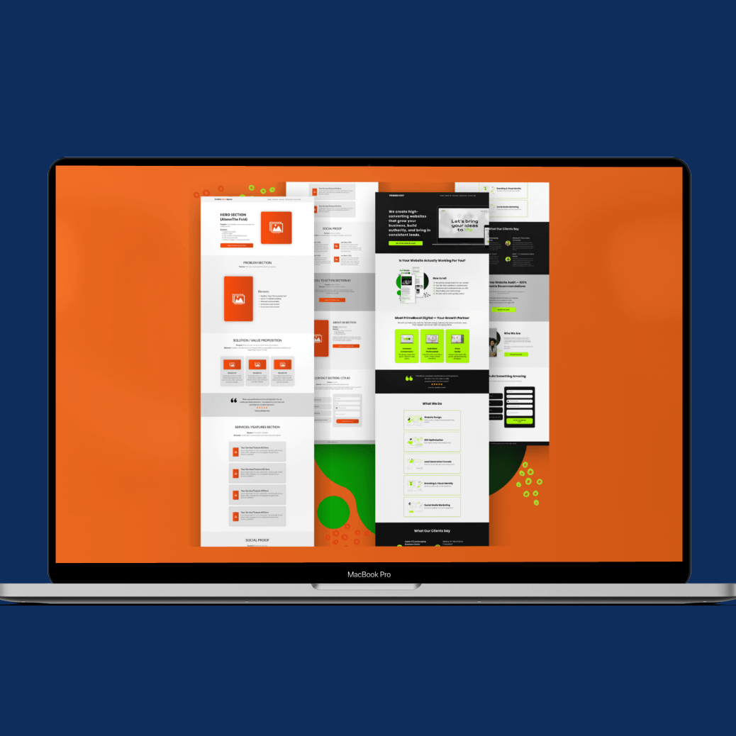 The One-Page Website Template