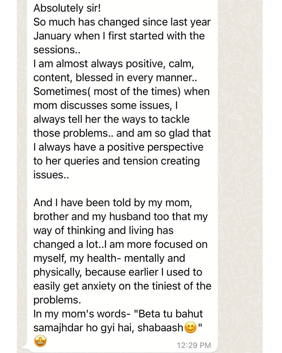 Healing Mantra Testimonial 7