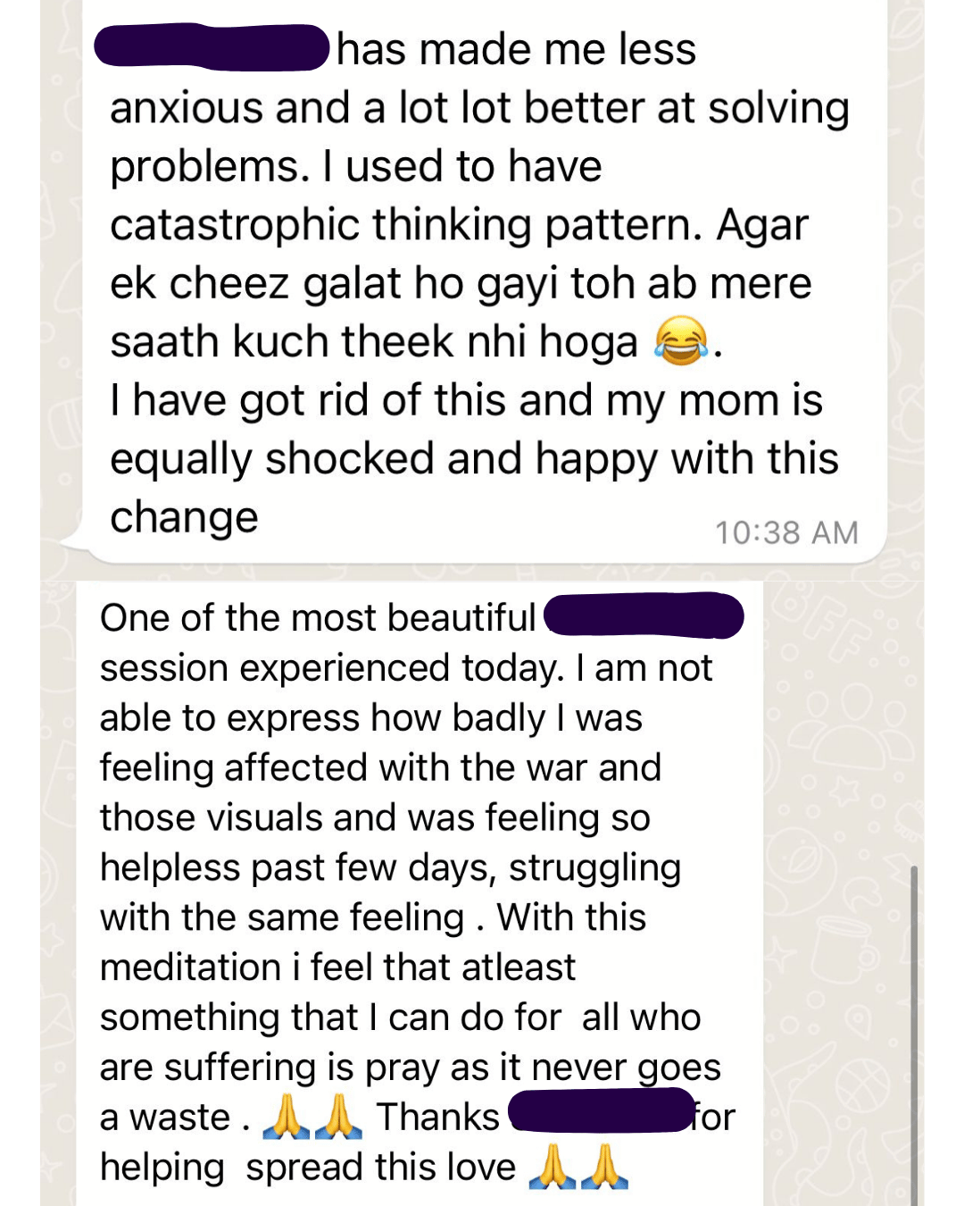 Healing Mantra Testimonial 9