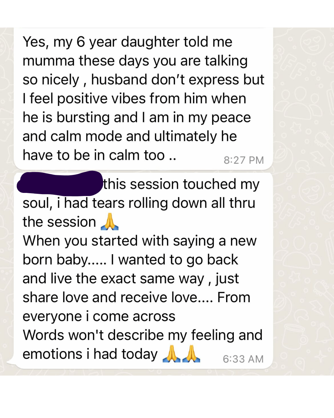 Healing Mantra Testimonial 6