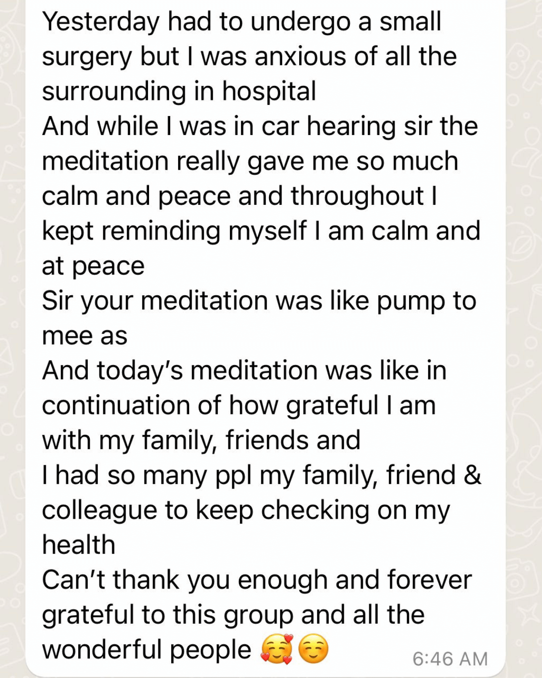 Healing Mantra Testimonial 5