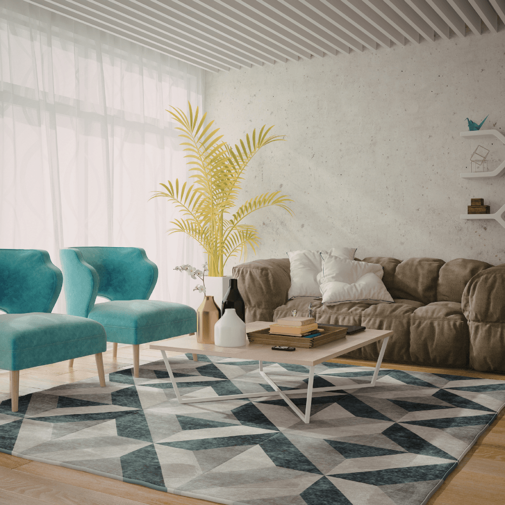 Spotless kitchen counter with white cabinets