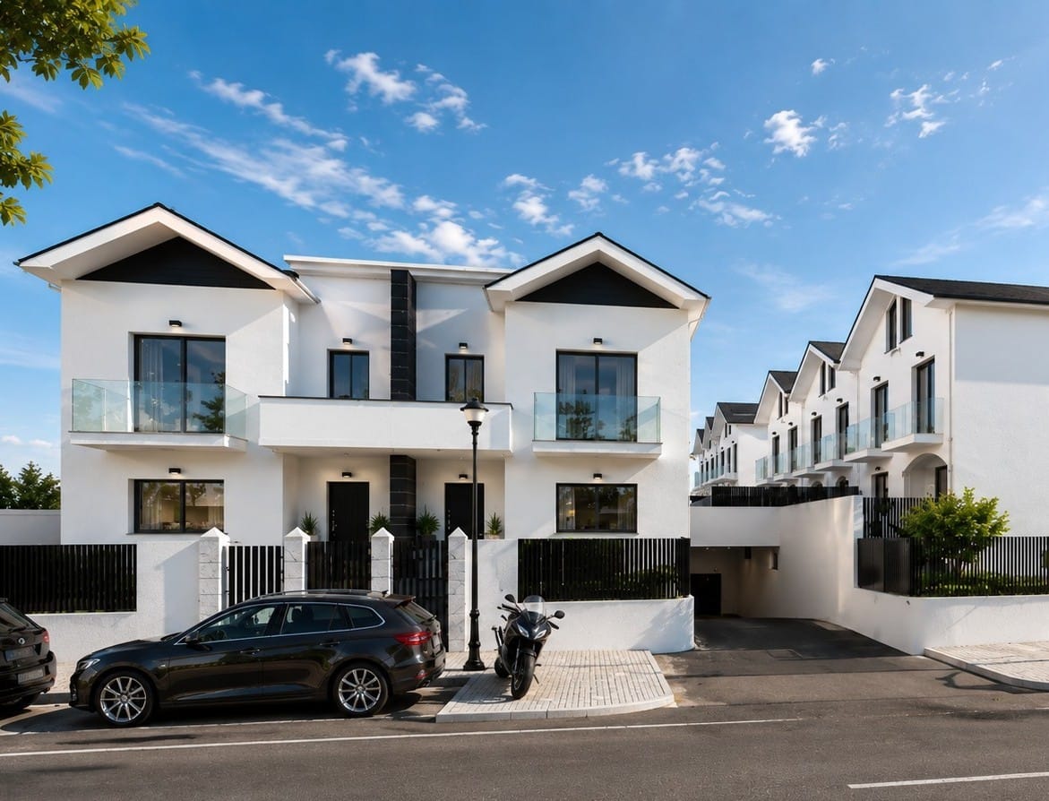 Ocean Prime Village em São Pedro do Estoril, condomínio privado com moradias contemporâneas