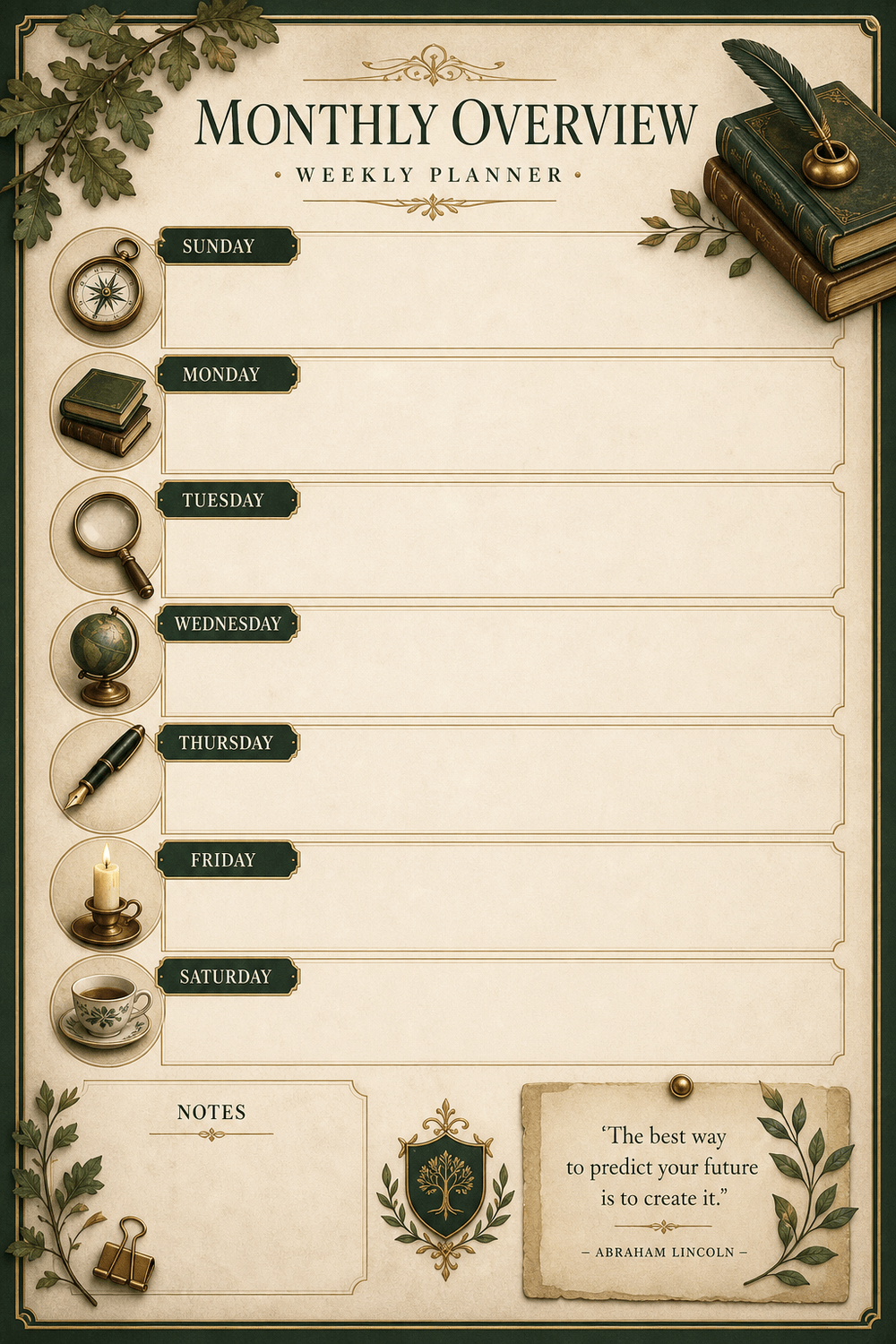 Generated planner 10