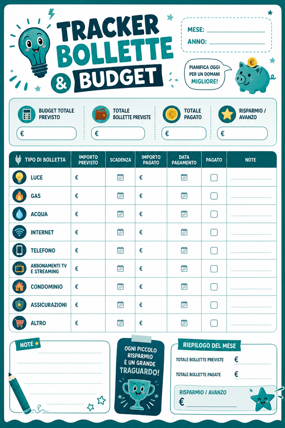 Generated planner 8