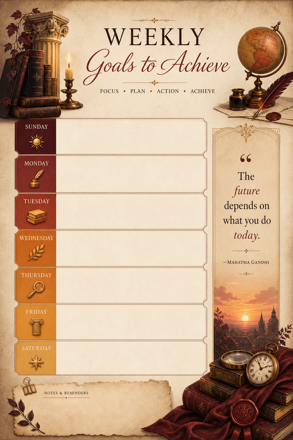 Generated planner 1
