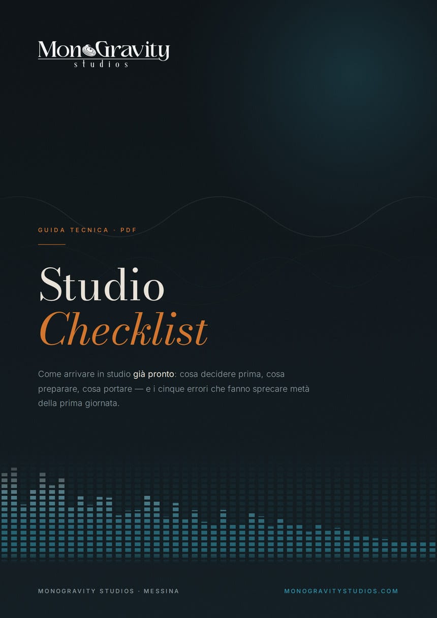 Studio Checklist cover