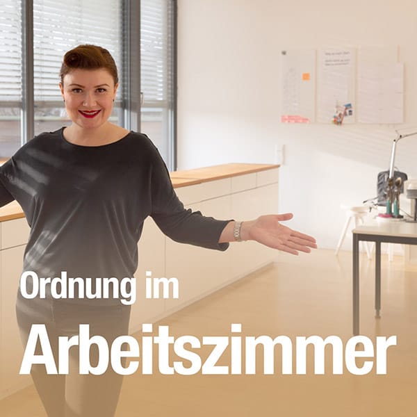 Ordnung im Arbeitszimmer