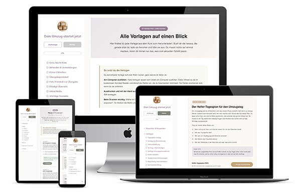 Online-Kurs Stressfrei umziehen