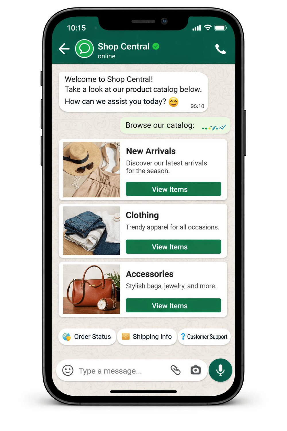 WhatsApp marketing services for small business display