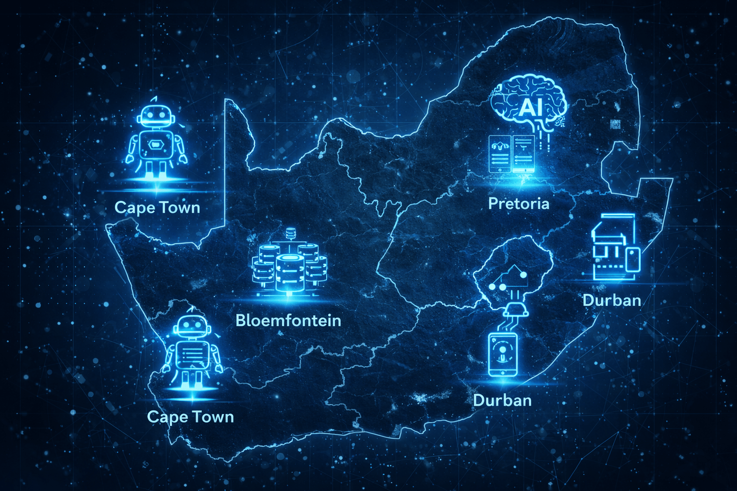 The growth of Generative Engine Optimisation (GEO) in South African business hubs.