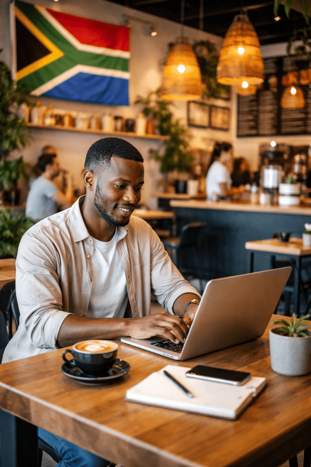 Youth entrepreneur managing a digital marketing agency in South Africa.