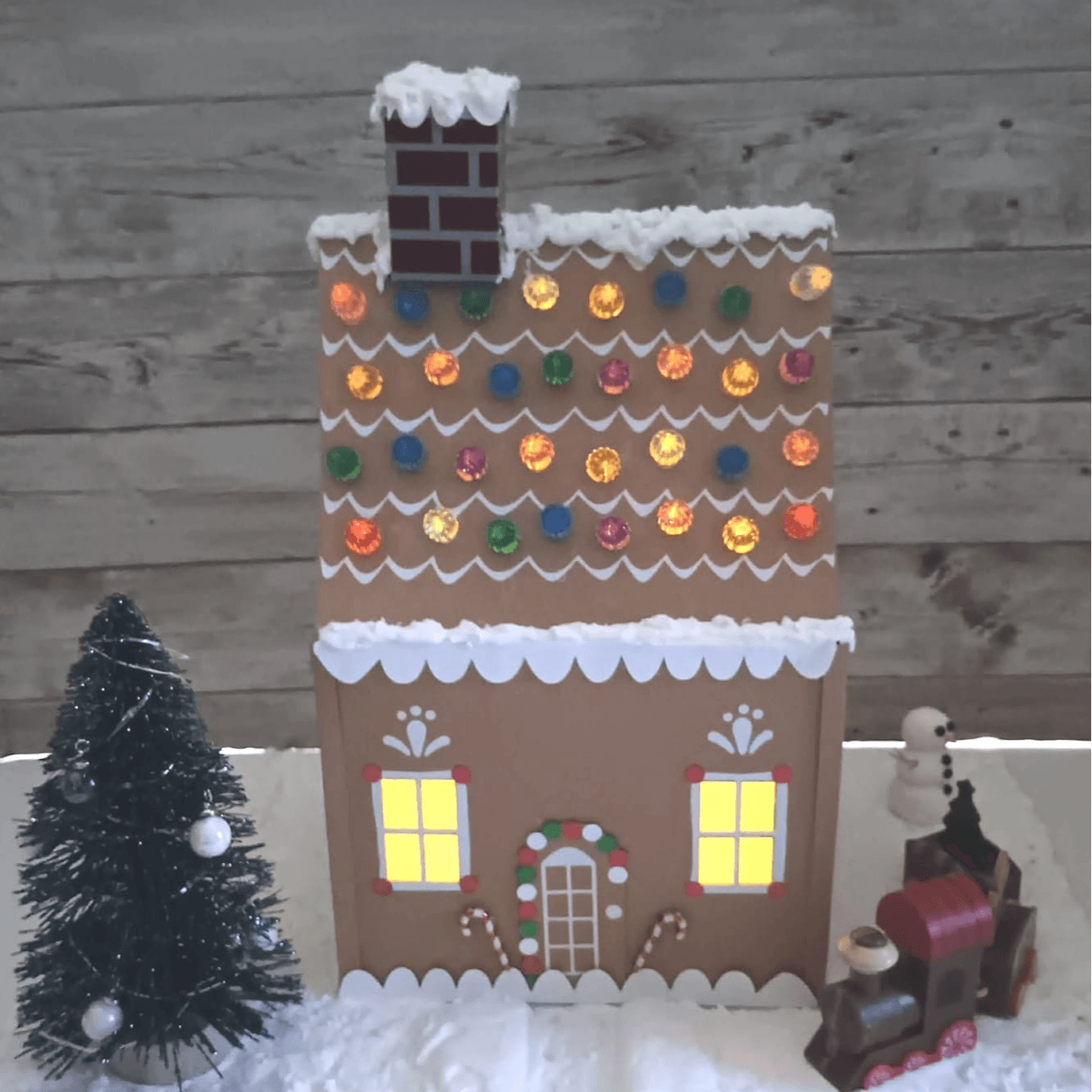 3D Gingerbread House Tutorial