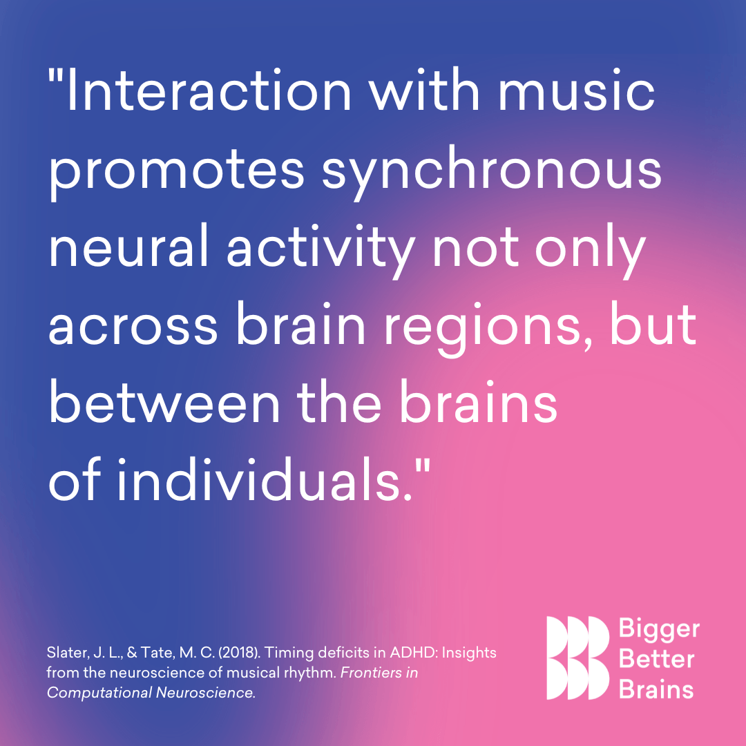 Interaction with music promotes neural activity - Sounds of Joy Music Studio