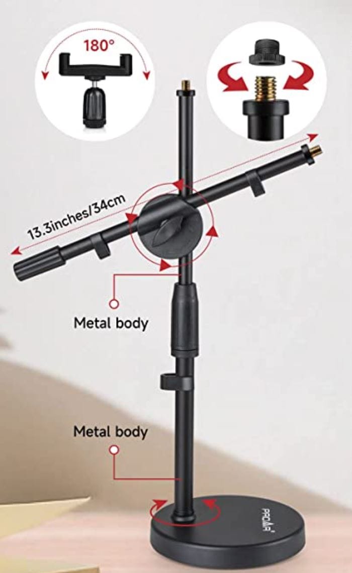 Cell Phone Stand for online piano lessons - Sounds of Joy Music Studio