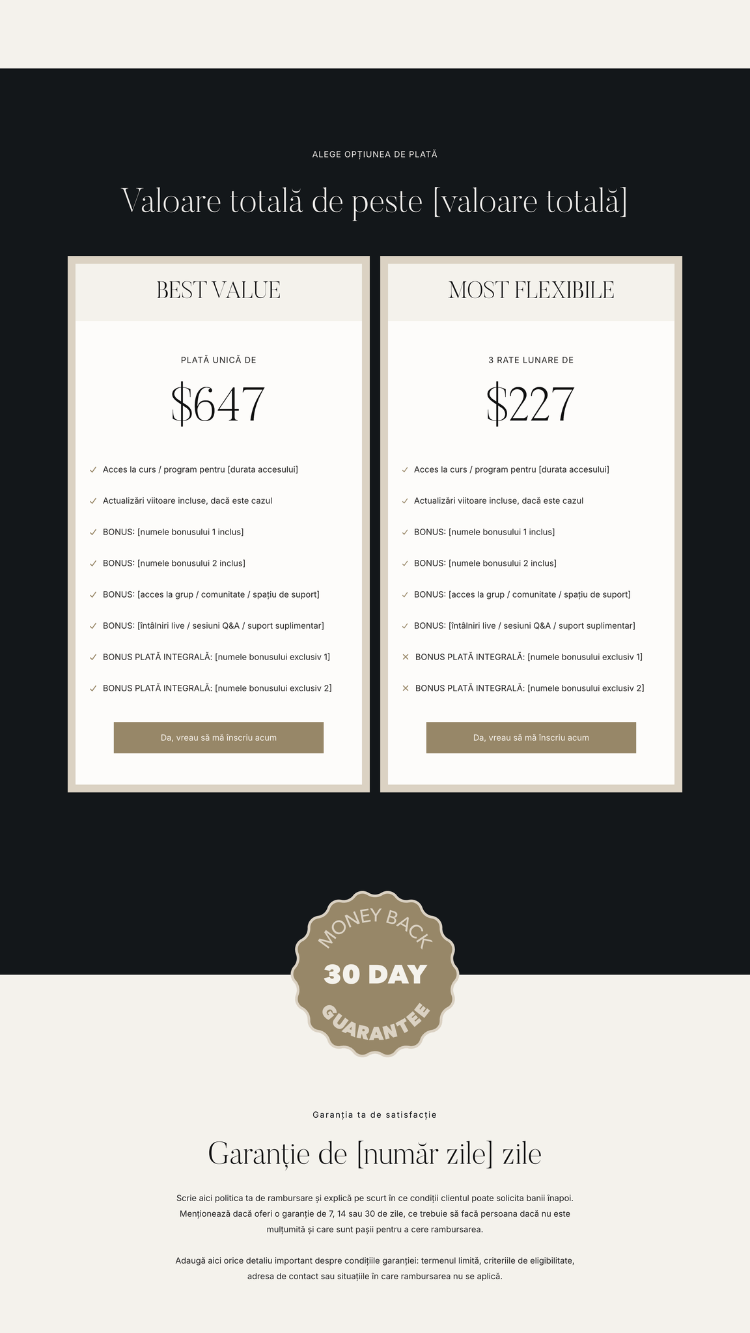 Universal Sales Page Funnel 13