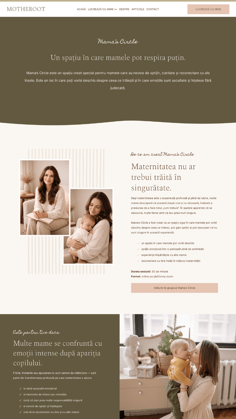 Motheroot Systeme.io Website Template 08