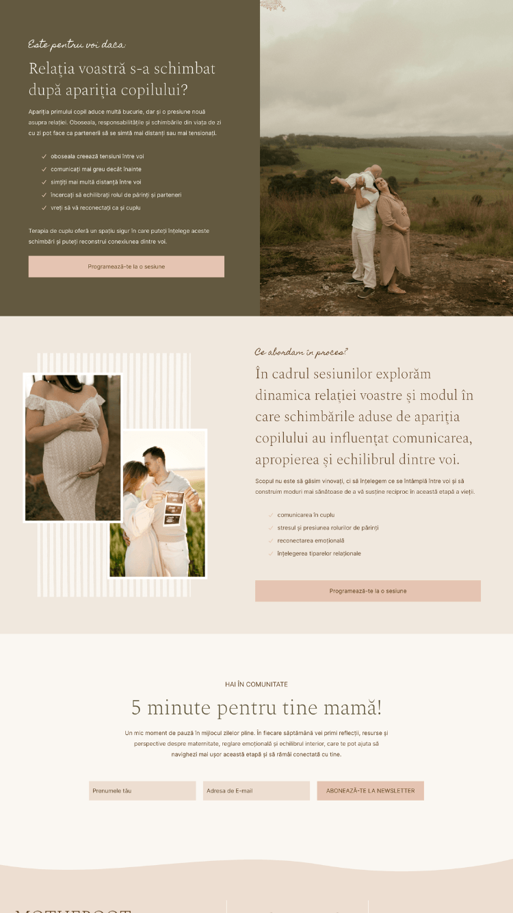 Motheroot Systeme.io Website Template 11