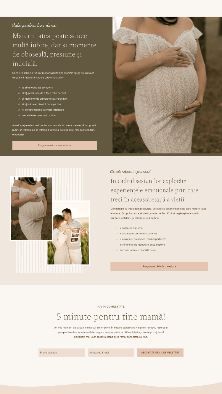 Motheroot Systeme.io Website Template 13
