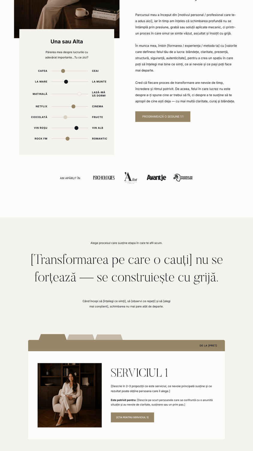 Universal Systeme.io One Page Website 03