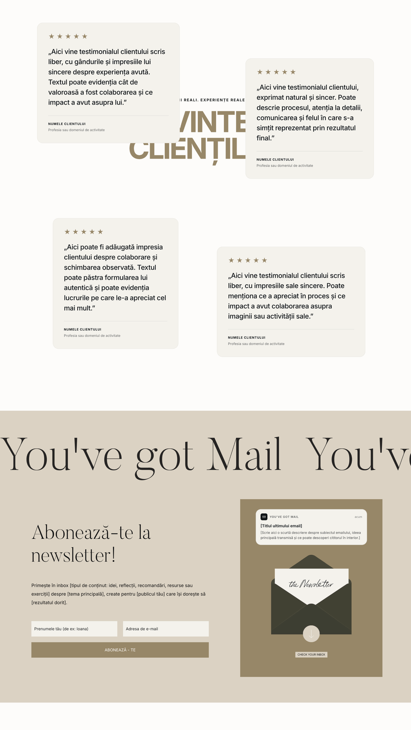 Universal Systeme.io One Page Website 05