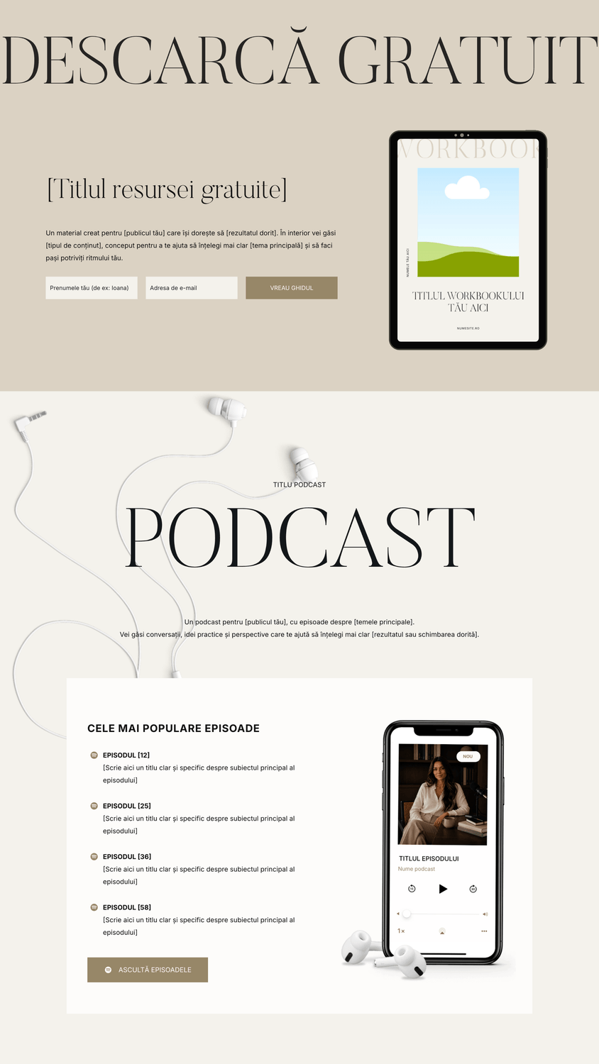 Universal Systeme.io One Page Website 04