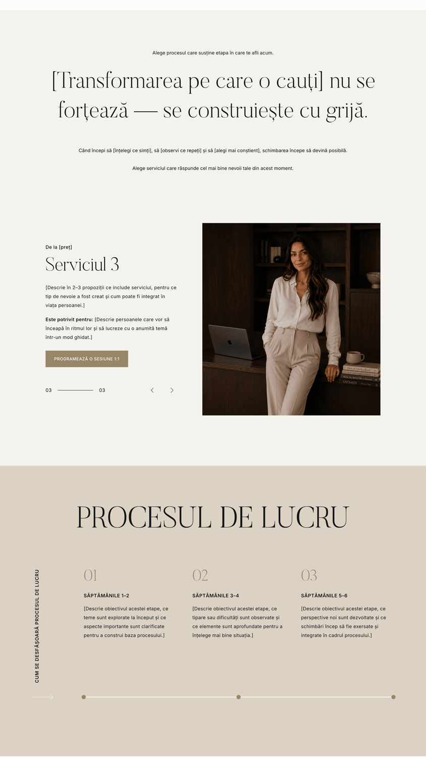 Universal One Page Systeme.io Website Template 03