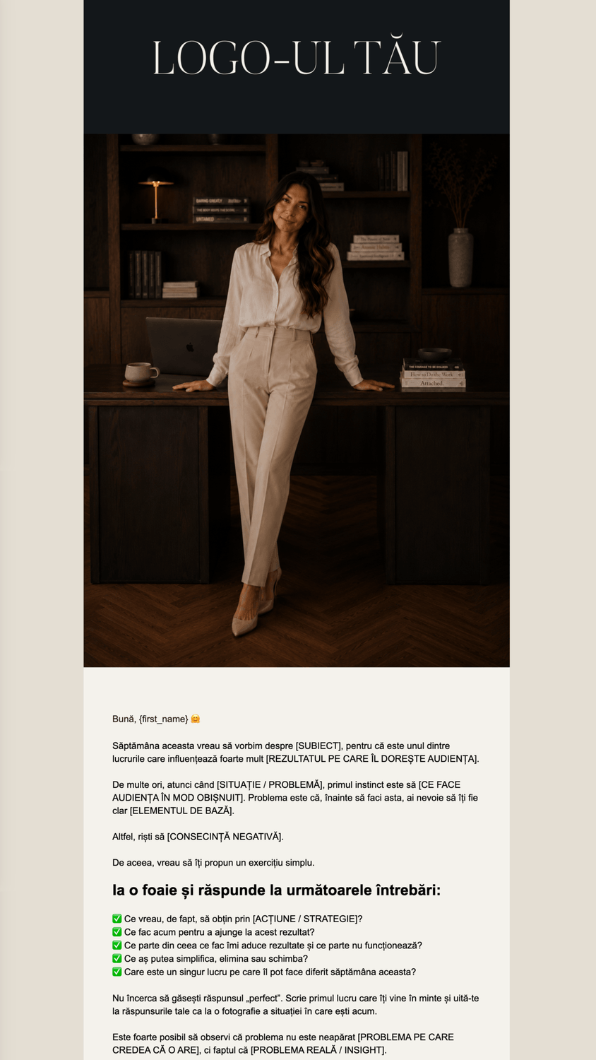 Universal Systeme.io Email Marketing Templates 16