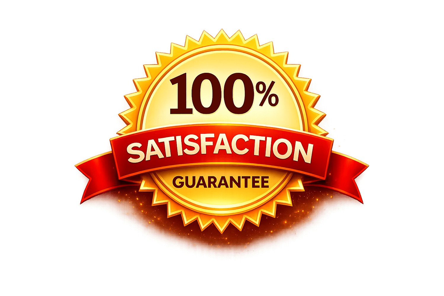 100% Satisfaction Badge