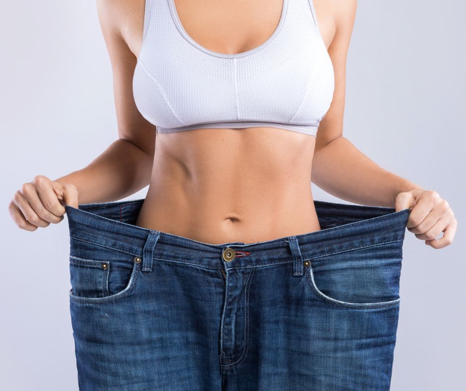Perte de poids avec jeans oversize