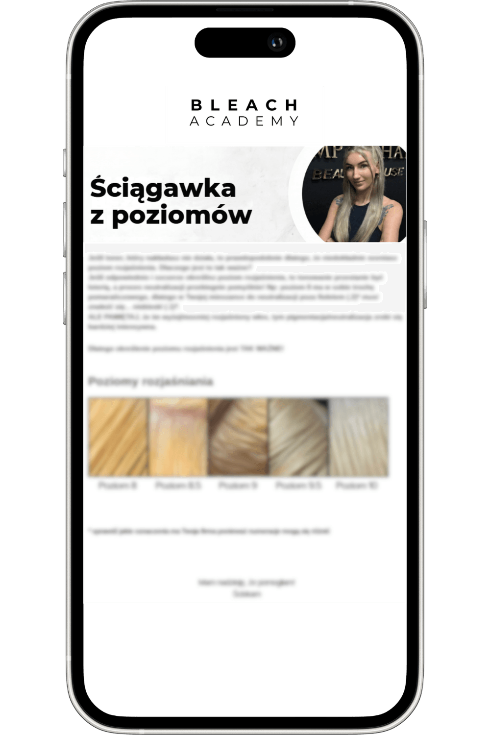 Ściąga poziomów rozjaśnienia