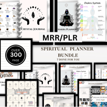 Spiritual Planner Bundle – 300+ Page PLR Printable Collection