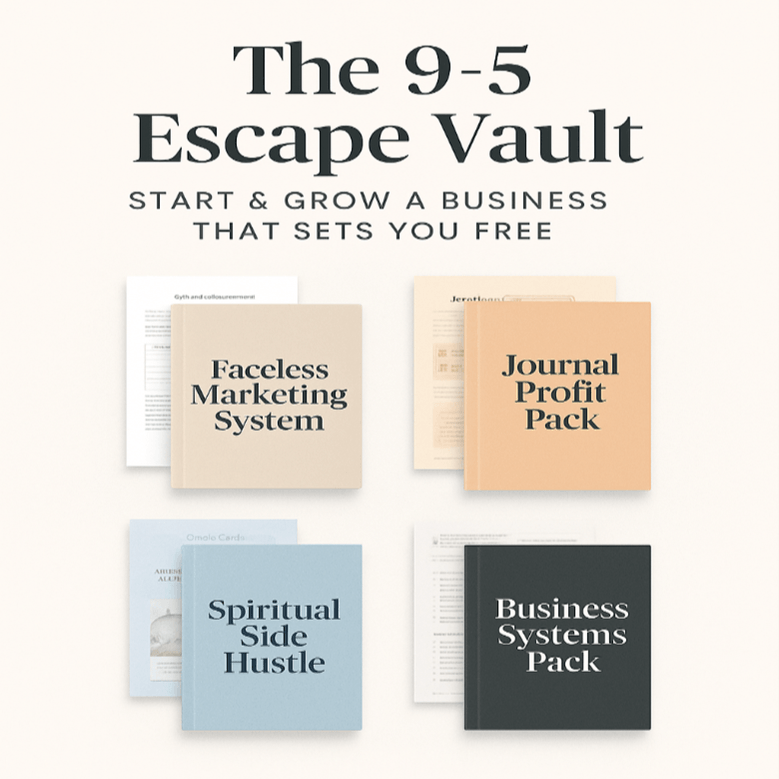 The 9 - 5 Escape Vault – Ultimate Digital Business Starter Bundle